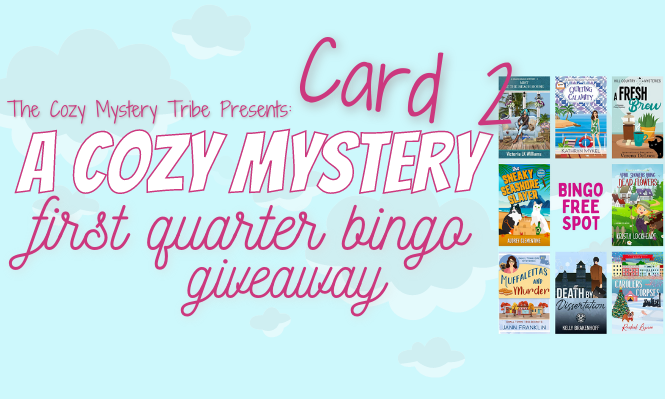 2023 Cozy Mystery Tribe Bingo: Card 2