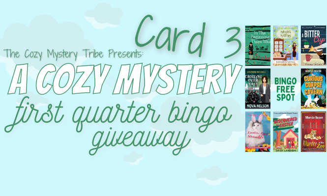 2023 Cozy Mystery Tribe Bingo: Card 3