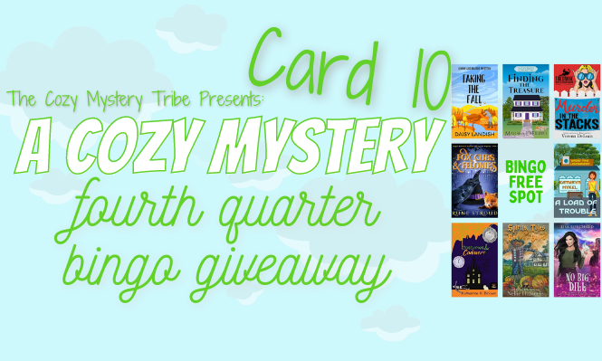2023 Cozy Mystery Tribe Bingo: Card 10
